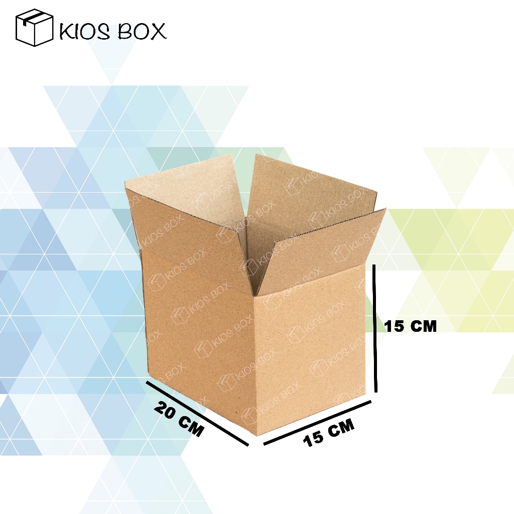Kardus Polos Karton Box 20x15x15