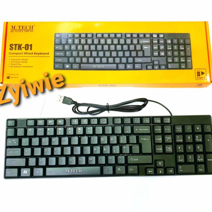 Keyboard Usb PC Laptop Komputer  Usb Keyboard
