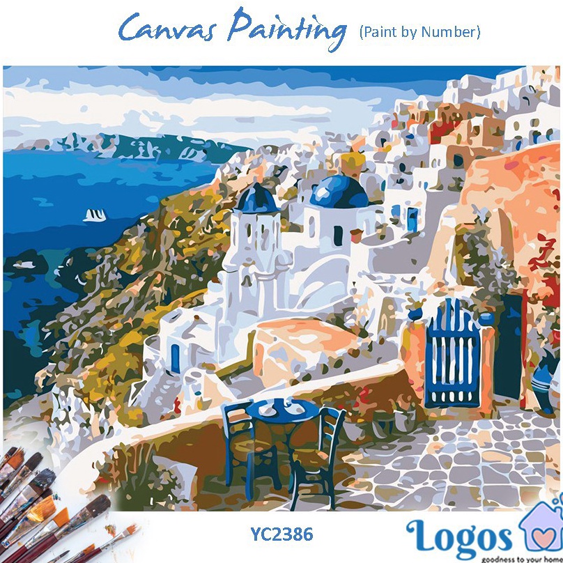 

Terjangkau Paint by Number Kit Canvas Painting Lukisan Kanvas DIY Kanvas terapi