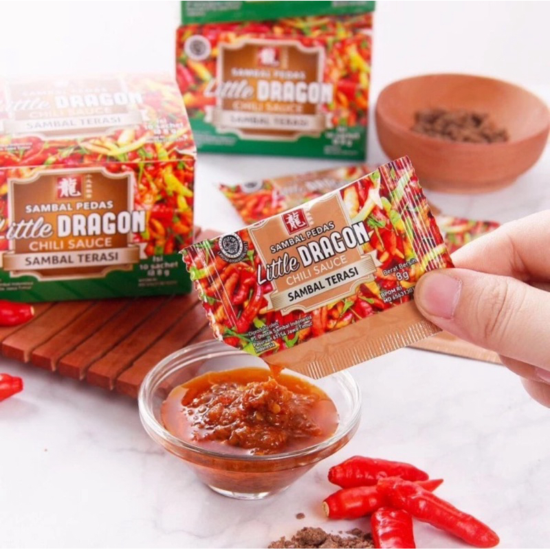 

LITTLE DRAGON Sambal Terasi Sachet (10pcs)