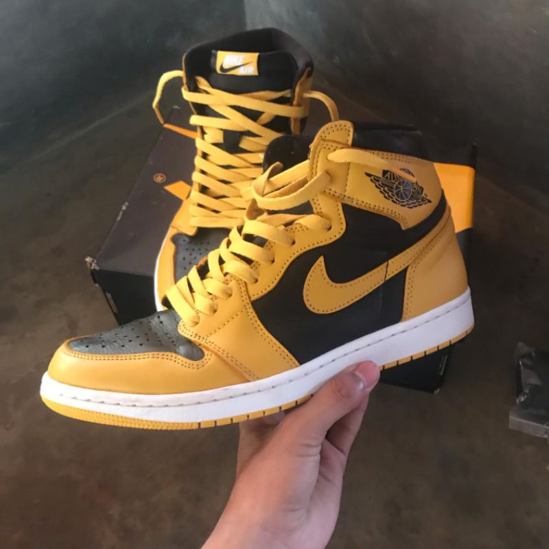 Nike Air Jordan 1 Retro High OG Pollen Men's 11.5 Black Yellow