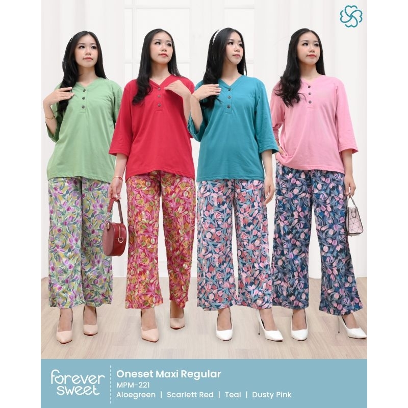 one set panjang forever sweet setelan panjang forever