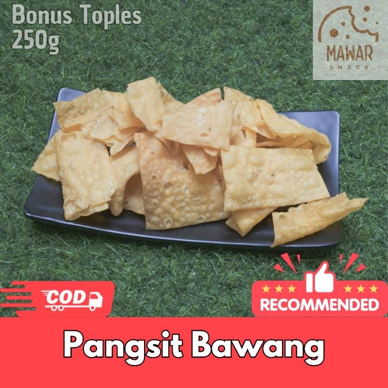 

Keripik Pangsit Bawang 250g - Pangsit Renyah