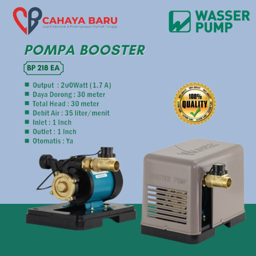 WASSER BOOSTER PUMP 218EA