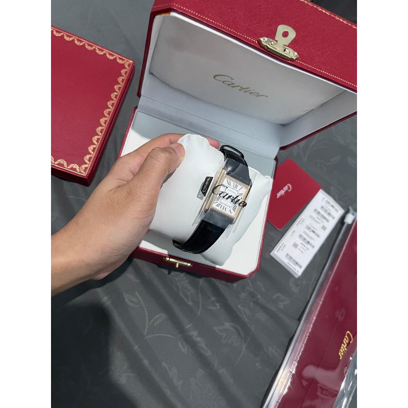 Preloved Jam Cartier Tank Must Top Grade VVIP