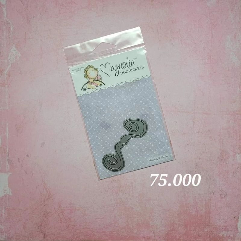 

METAL CUTTING DIES CETAKAN POTONG KERTAS MAGNOLIA DOOHICKEY MUSTACHE KUMIS