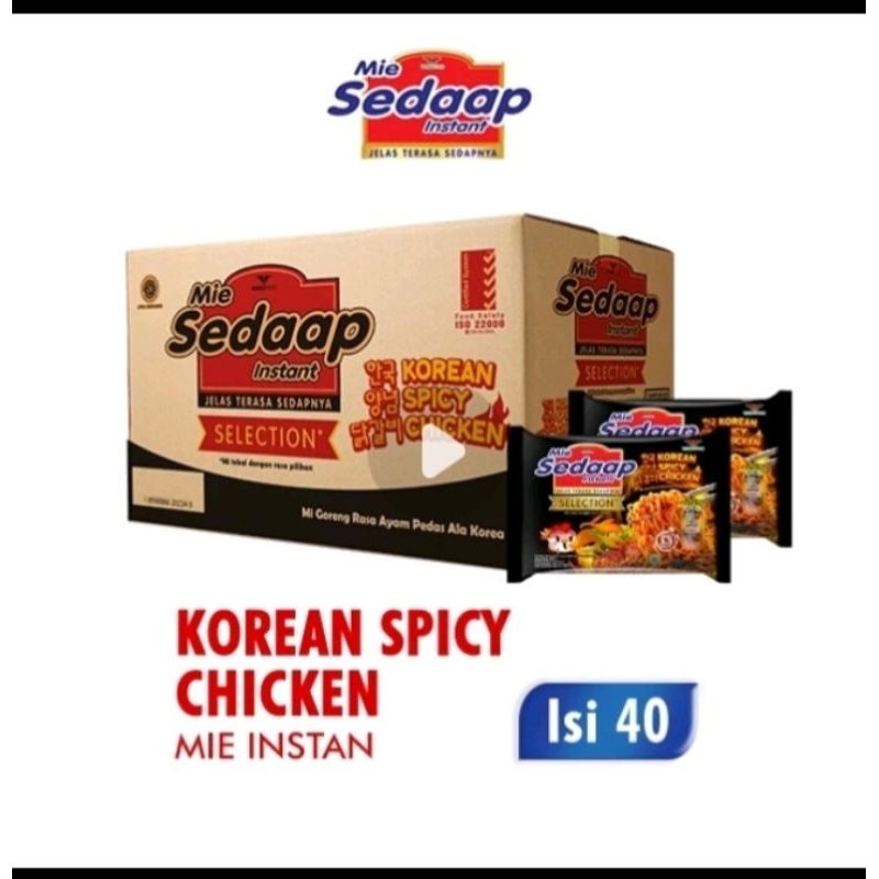 

Mie sedap korean spicy