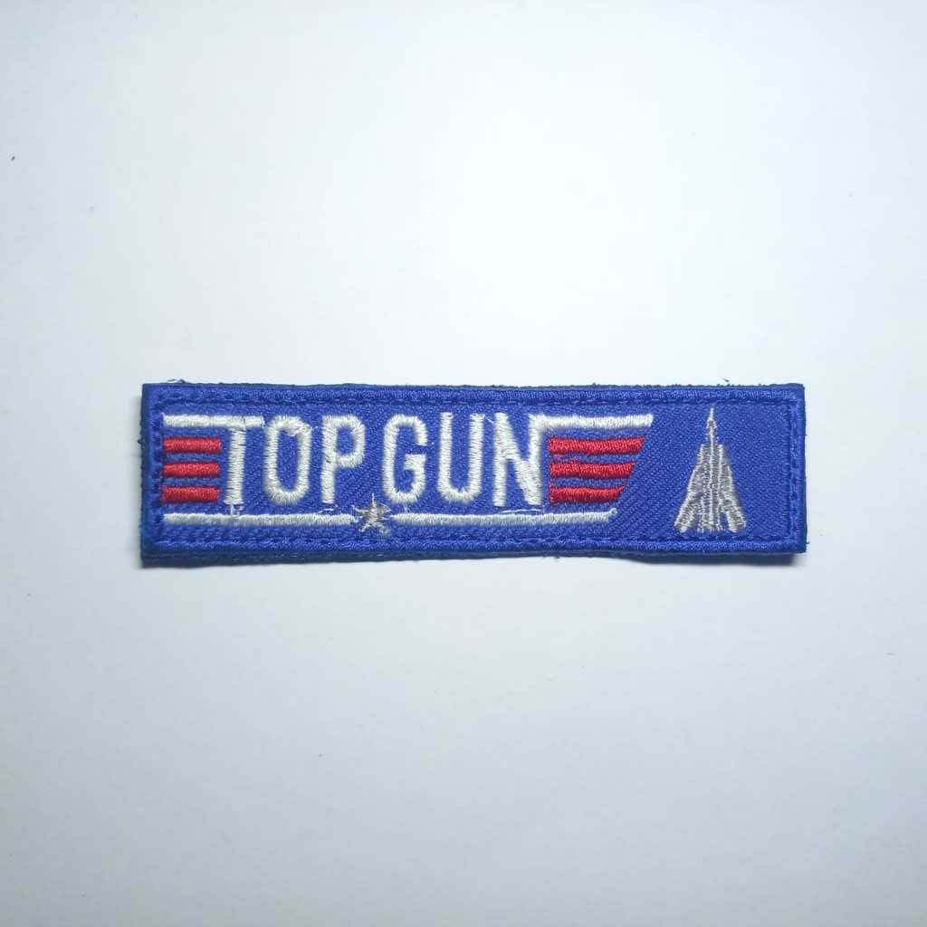 Top Gun Snaptag compatible patch customizable bordir film topgun