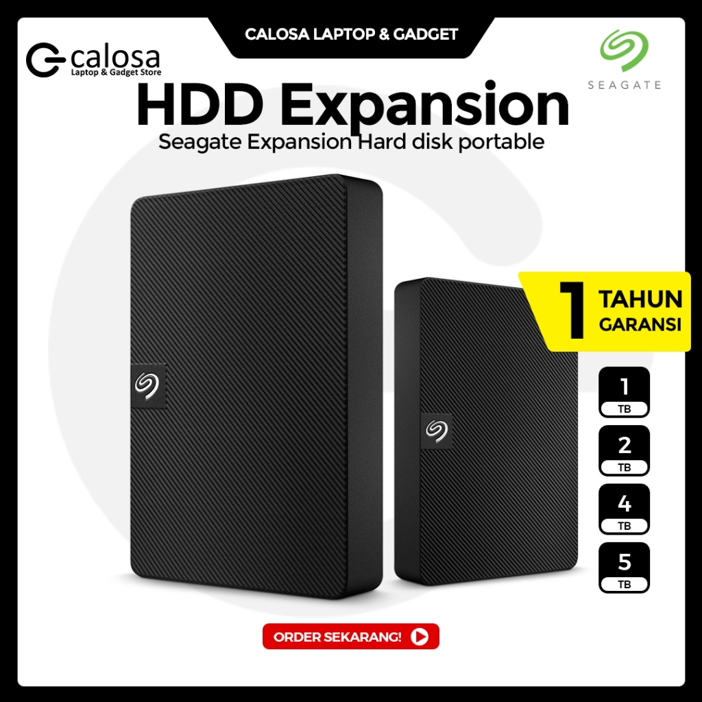 Seagate Expansion Hard disk Portable External 5TB 4TB 2TB 1TB | Harddisk Eksternal PC Laptop Origina