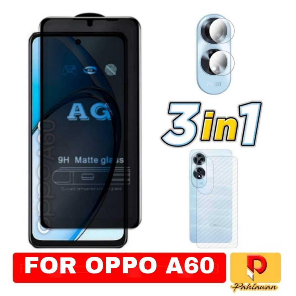 Tempered Glass AG Matte 9H Anti Fingerprint OPPO A60