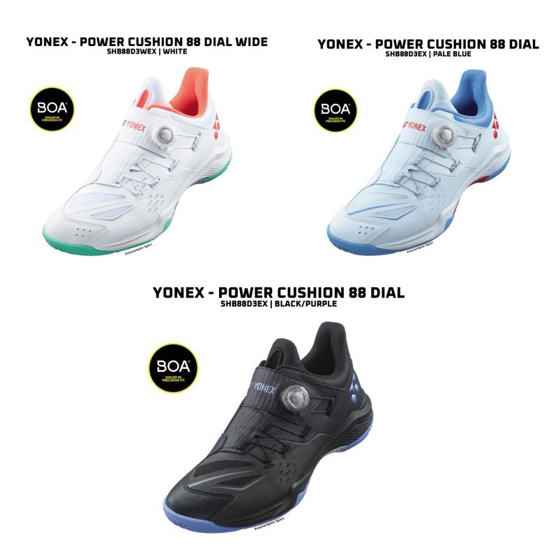 Sepatu Badminton Yonex BOA SHB 88 DIAL New 2024