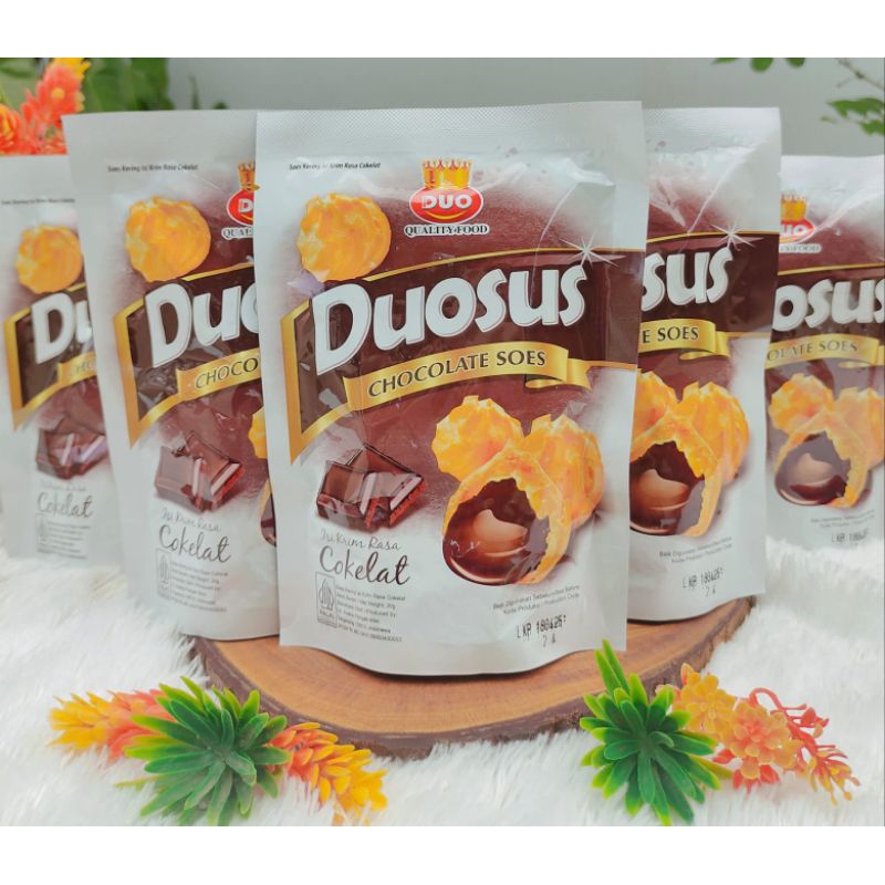 

DUOSUS 35 gram || Soes kering isian coklat