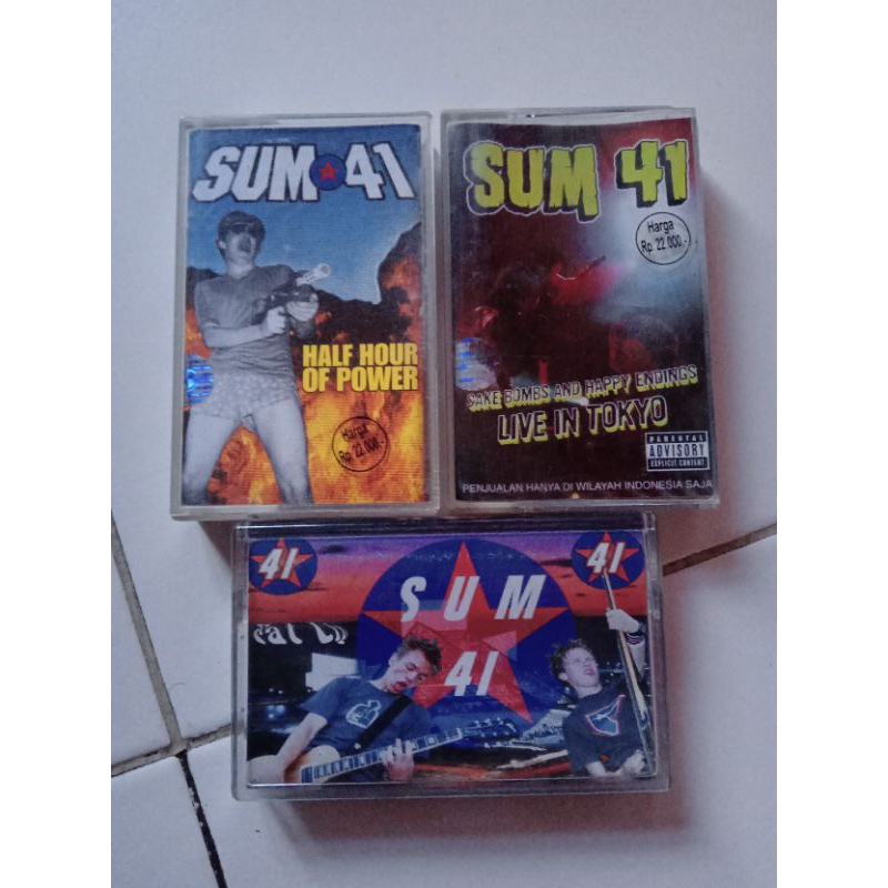 SUM 41 kaset pita