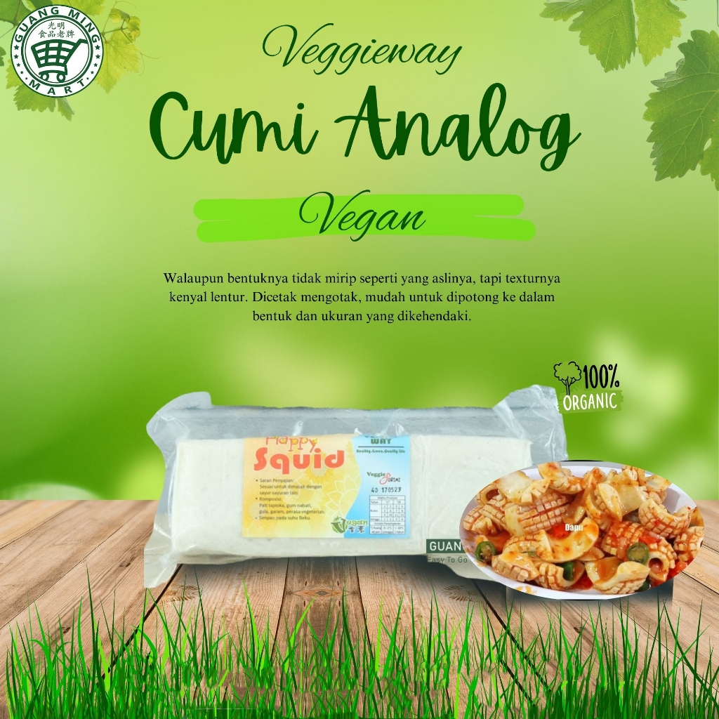 

VEGGIEWAY HAPPY SQUID VEGAN & VEGETARIAN / CUMI ANALOG VEGAN