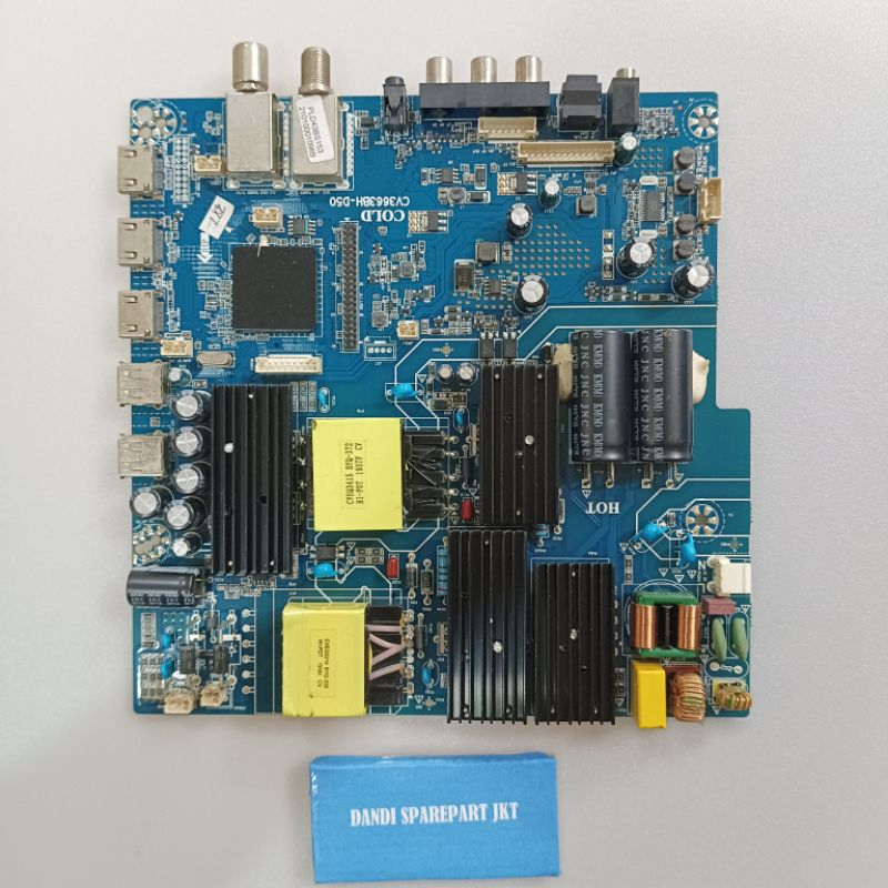 MB led tv Polytron 40BS153 - mainboard tv - mesin tv led