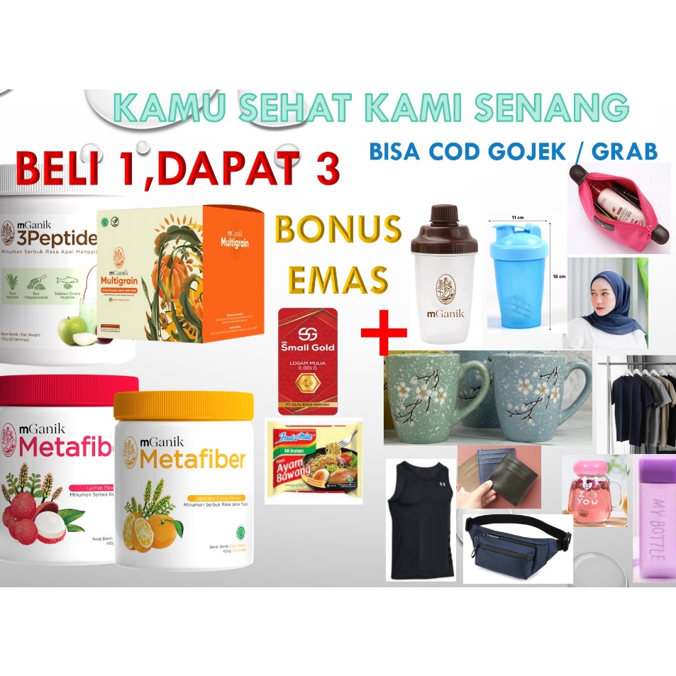 

wvTerlaris COD MGANIK MULTIGRAIN pilih BONUS isi 2 Sachet T36