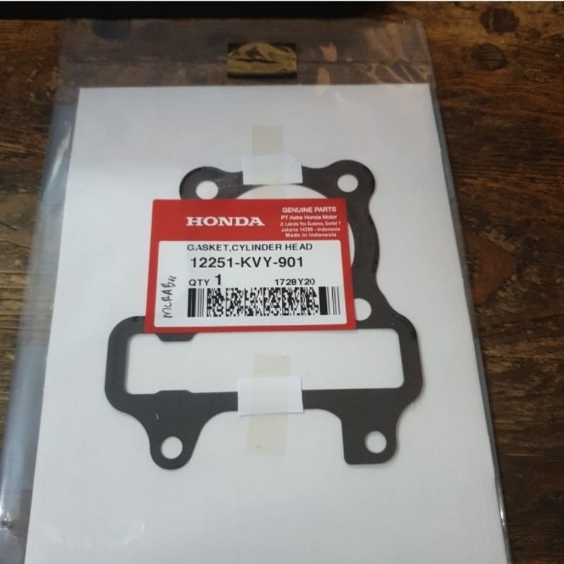 paking blok atas beat karbu ori ahm