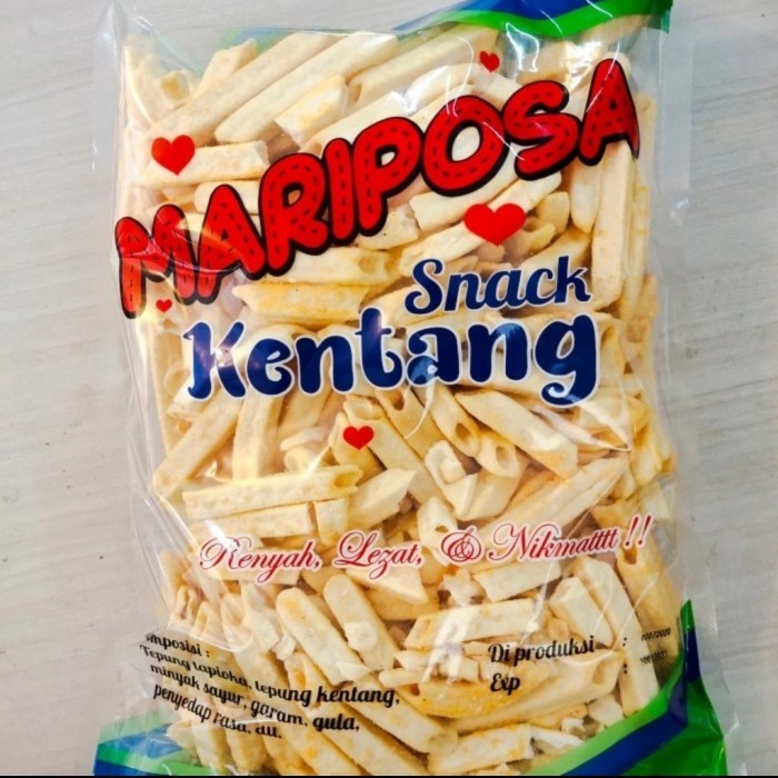 

Stik Kentang Mariposa Original/Balado/Keju 250gr