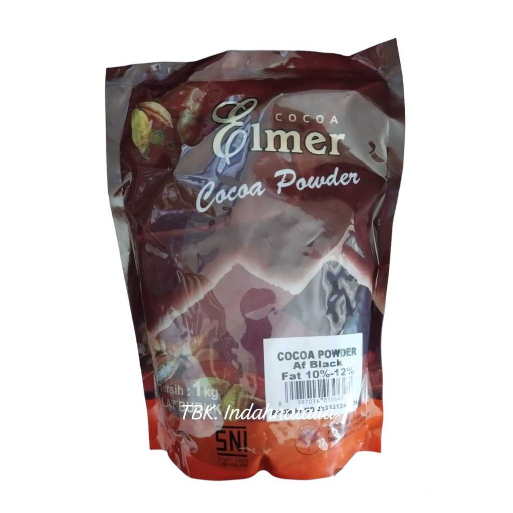 

Elmer Coklat Bubuk Hitam African Black 10-12 % 1kg / Cocoa Powder / African Black Coklat Bubuk Elmer.