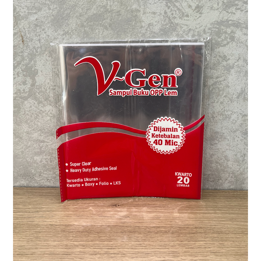 

Sampul Plastik OPP Seal Buku Kuarto