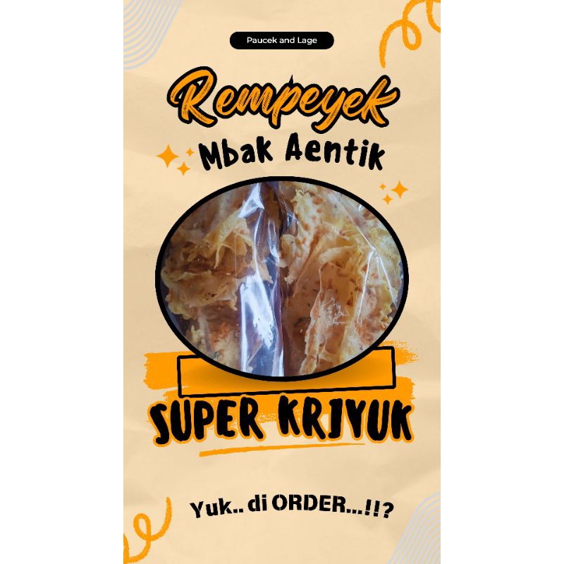

Rempeyek super kriyuk PREMIUM!!