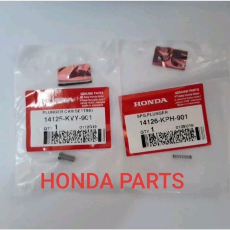 Set plunger satu set per spring dan pin pen plunger beat scopy karbu original honda