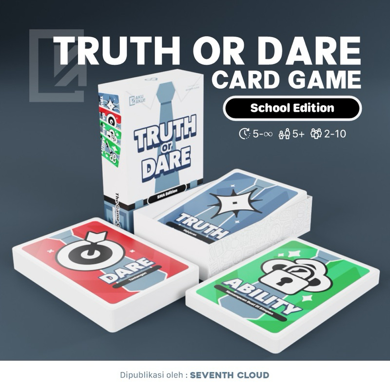 Truth or Dare | Kartu Permainan | Truth or Dare School Edition | Truth or Dare Edisi Sekolah Vol. 1 