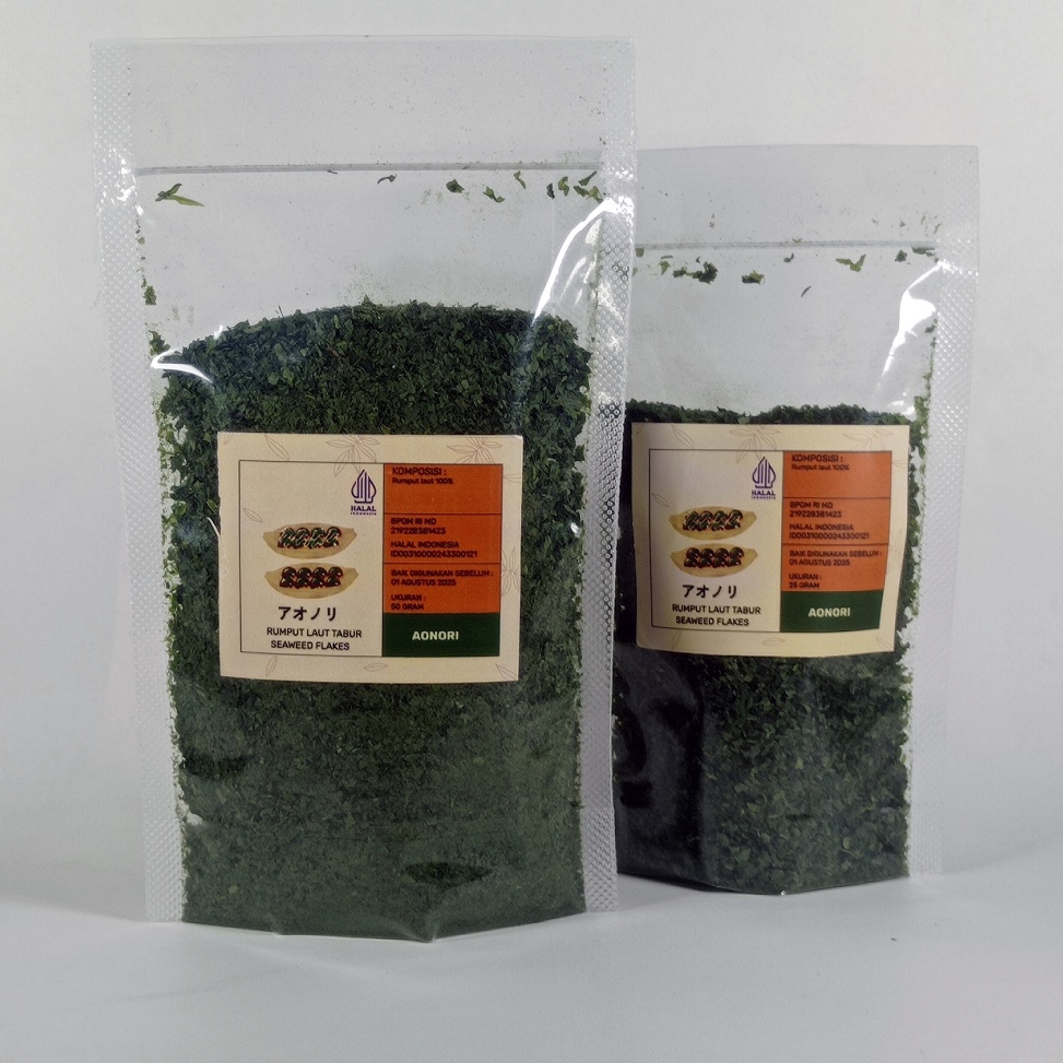 

Terkini AONORI Bubuk Nori Halal Repack ukuran 25 1 gram F81