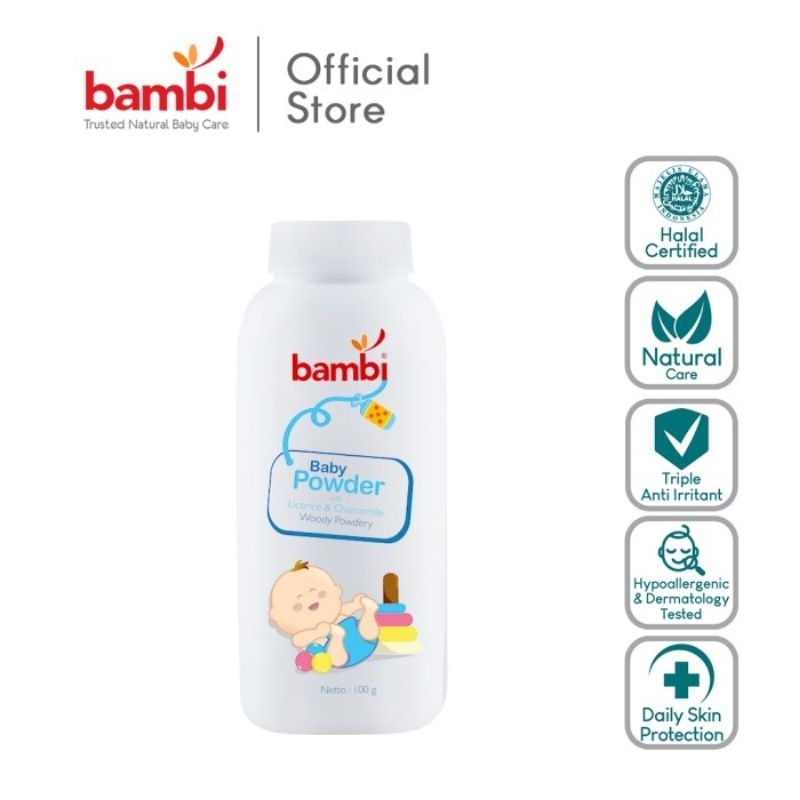 Bambi Baby Powder Woody Powdery / Milky Powdery 100gr