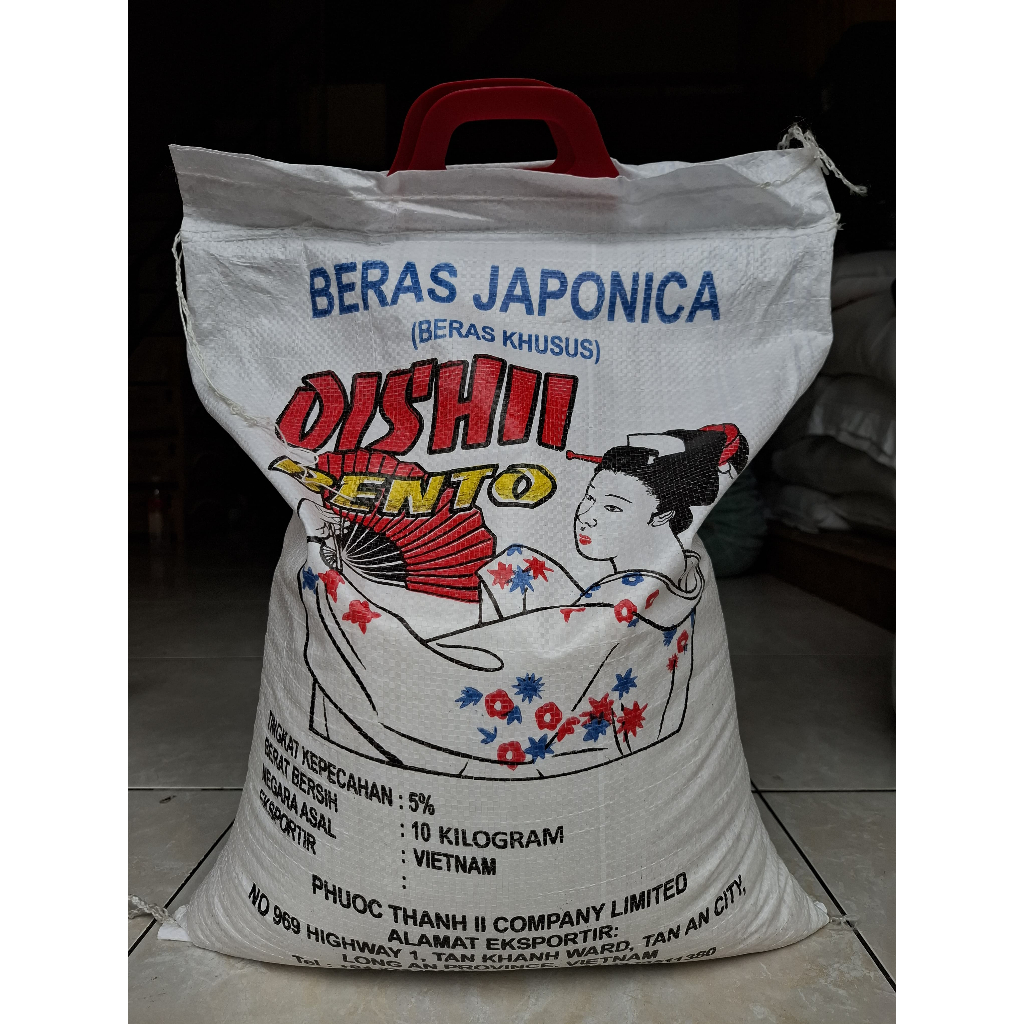 

Beras Jepang Sushi Japonica Rice OISHII BENTO 10 Kg Asli