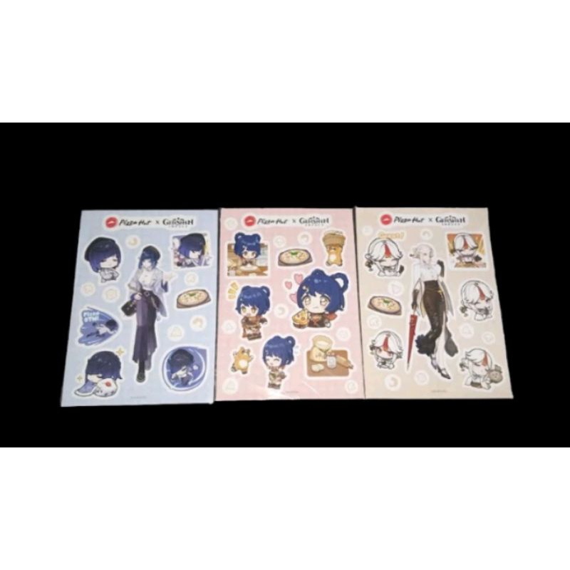 Sticker ningguan,yelan, dan Xiangling