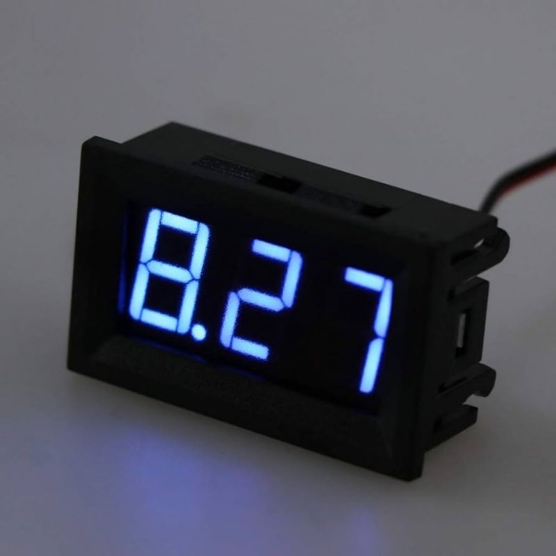 Voltmeter DC blue