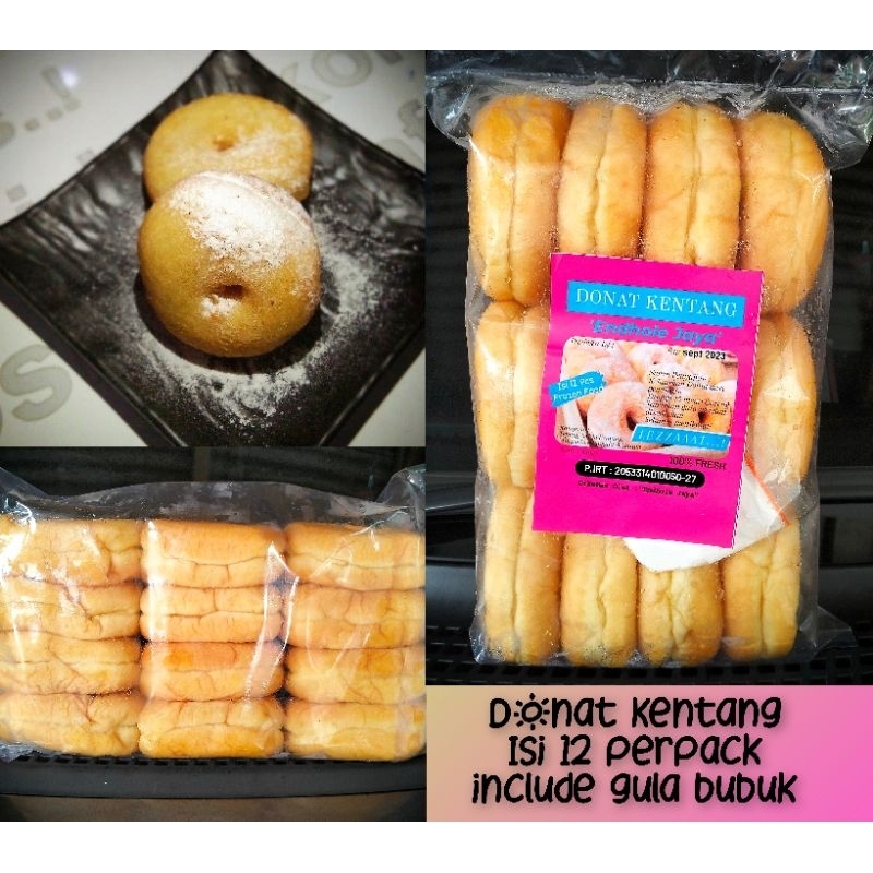 

donat kentang isi 12