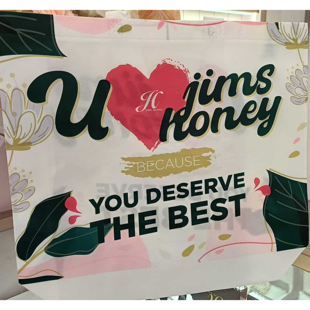 

JIMS HONEY Packaging Paper Bag Box Dompet Pink Goodie Bag Tas Belanja Go Green
