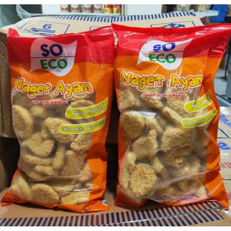 

NUGGET SO ECO 1 KG ( PO siapa tau barang lagi kosong)