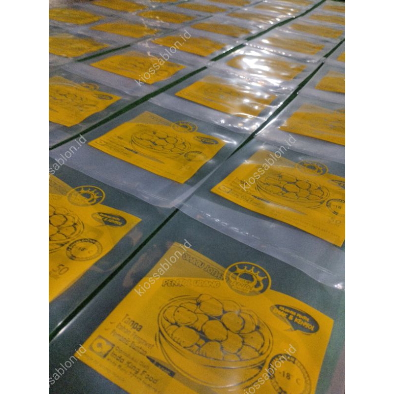 plastik pe frozen food tebal custom sablon