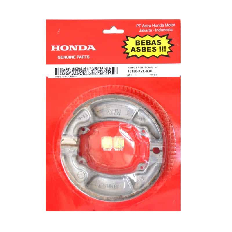 Kampas Rem Tromol HONDA ORIGINAL 100% - Brake Shoe KZL - 43130KZL930