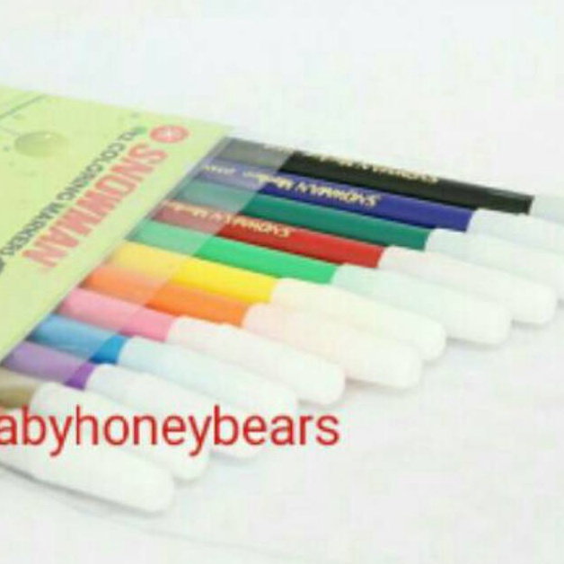 

DISKON SPESIAL Spidol Colouring Marker PW12A Snowman 12 Warna