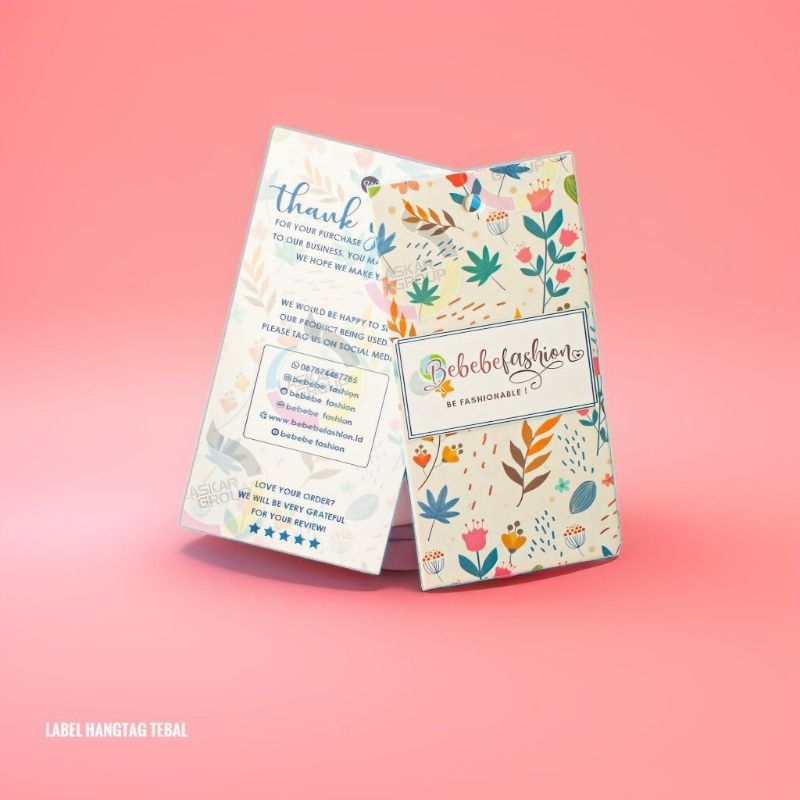 

hangtag/hangtag pakaian/hangtag tebal hangtag premium