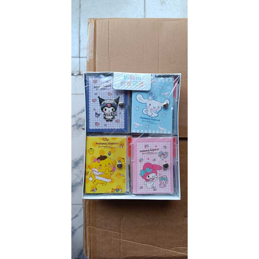 

Paket 2in1 Buku Notes Pen sanrio / buku memo