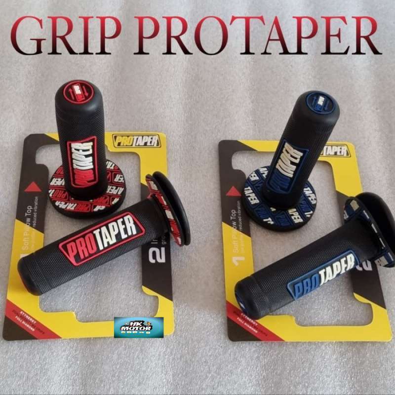 Hand grip motor protaper cover karet gas anti slip grip motor beat vario jupiter Vixion byson biru