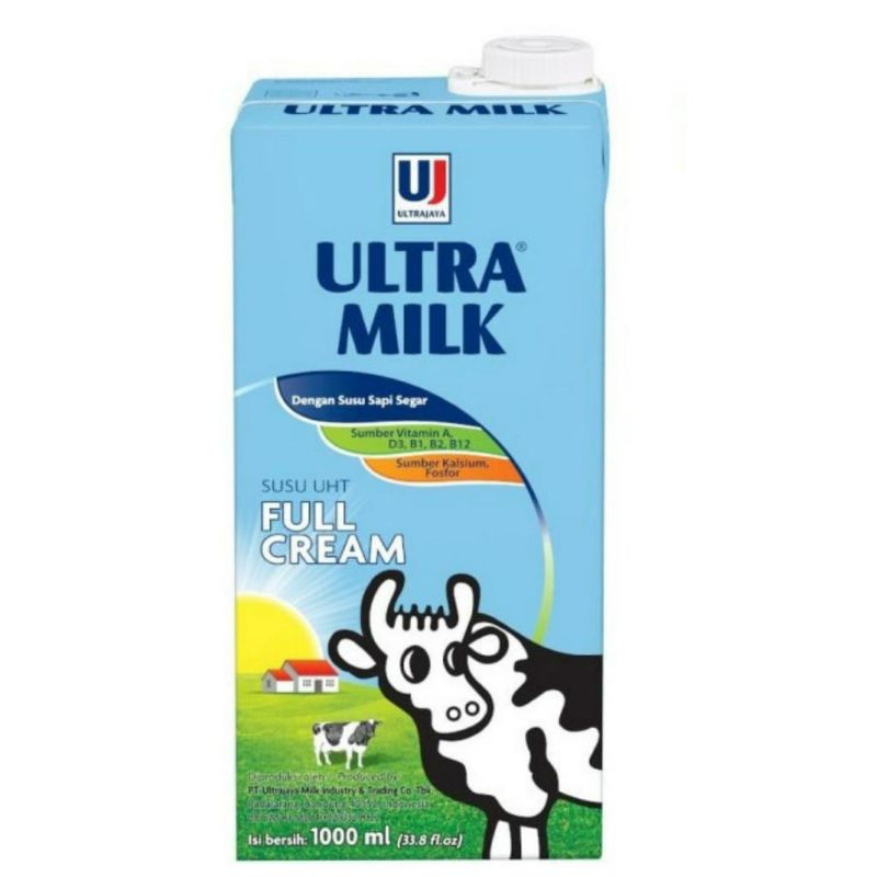 

Susu ultra full cream 1 liter