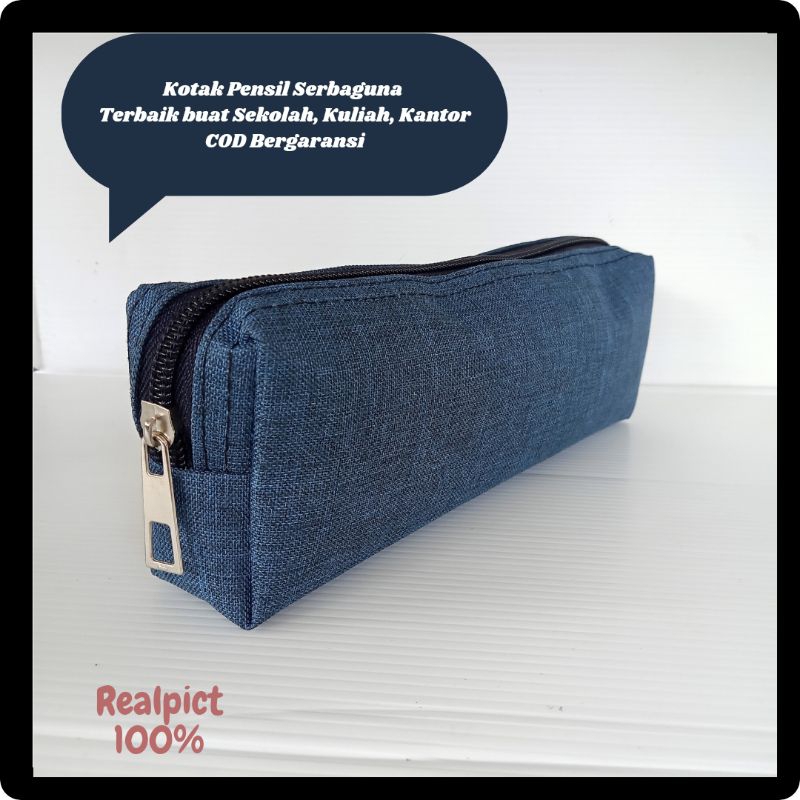 

tempat pensil Toscano denim waterproof
