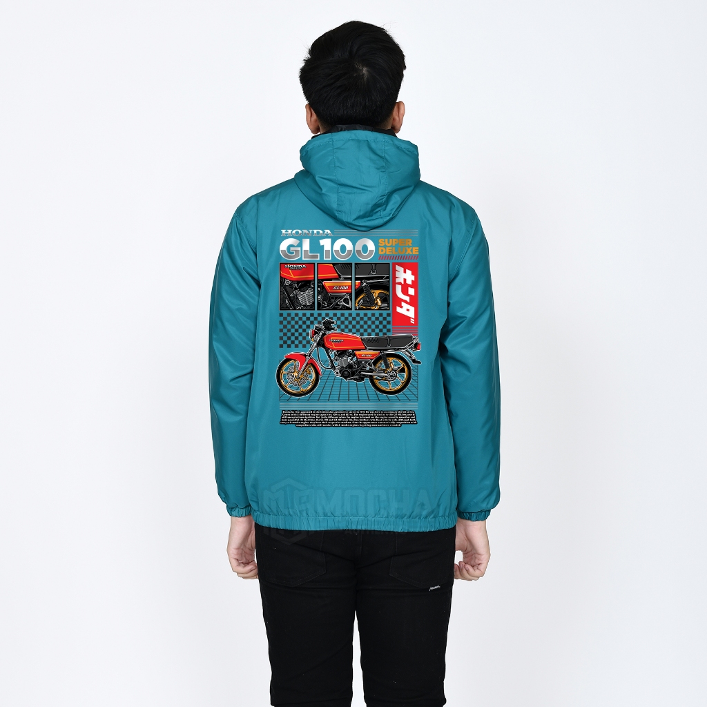 JAKET MOTOR GL 100 INDONESIA JAKET KLUB MOTOR CLASSIC