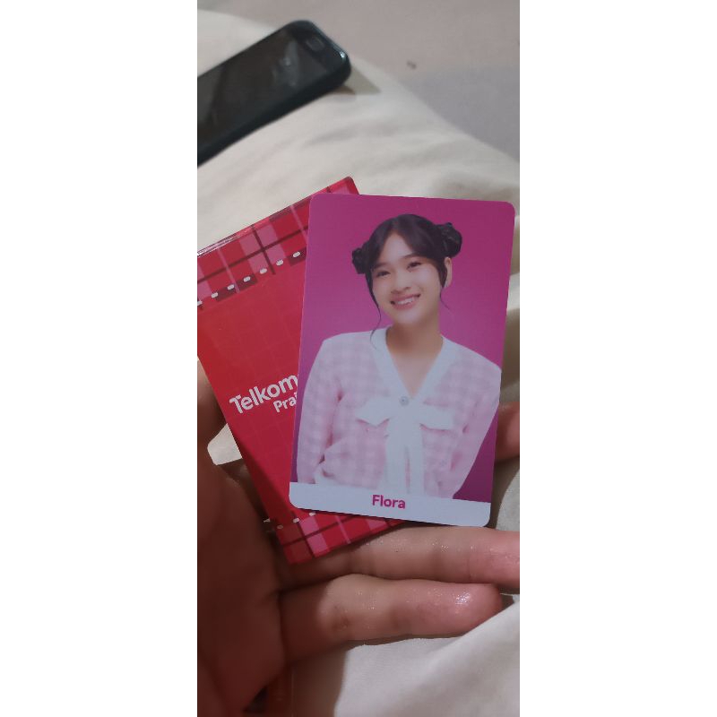 Photocard Flora telkomsel X JKT48