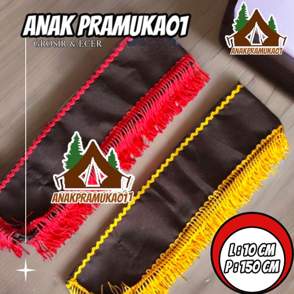 Selendang tkk rumbai / selendang tkk penggalang rumbai / penegak rumbai