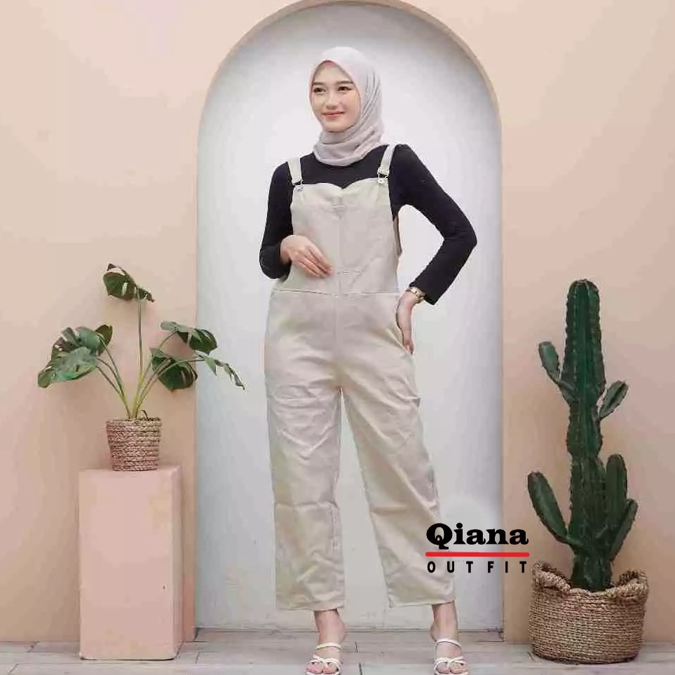 Kejar Sekarang  Flow Overall Jumpsuit Wanita  Baju Kodok Wanita  Pakaian Wanita Jumbo katun