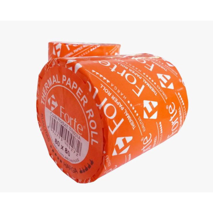 

Cekout sekarang Kertas Thermal Kertas Kasir 88 mm Forte