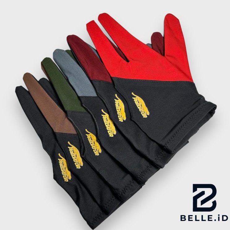 Spesial Sarung Tangan Billiard Lycra Predator Sablon Pilihan Warna  Tangan Kiri