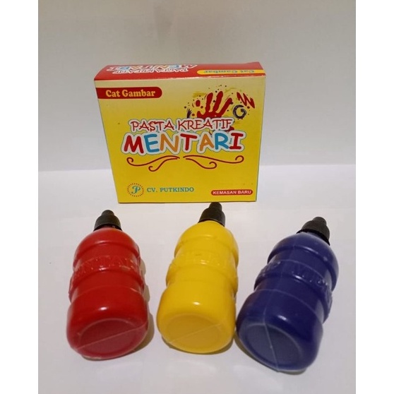 

See More SATU PACK 3 WARNA x 5ml Pasta Kreatif Mentari Cat Gambar Cat Finger Painting
